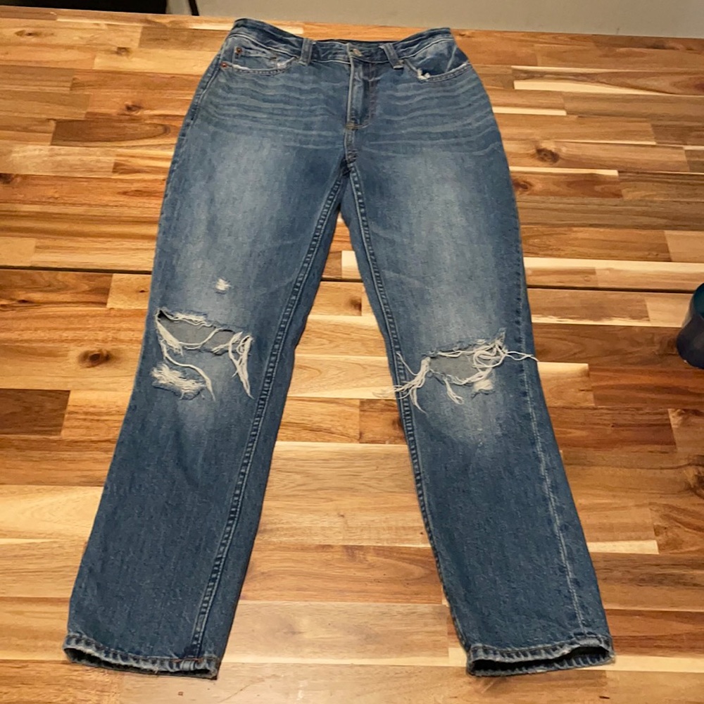 Abercrombie and Fitch jeans in a size 24.